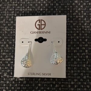 Giani Bernini Silver Hoop Earrings NWT